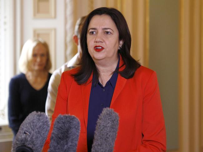 Queensland Premier Annastacia Palaszczuk has tightened social gathering restrictions. Picture: Tertius Pickard