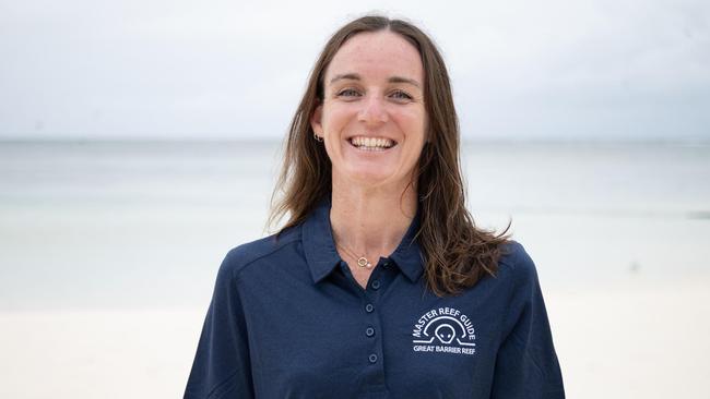 Daydream Island’s living reef manager, Lisa McMullen. Photo: Contributed