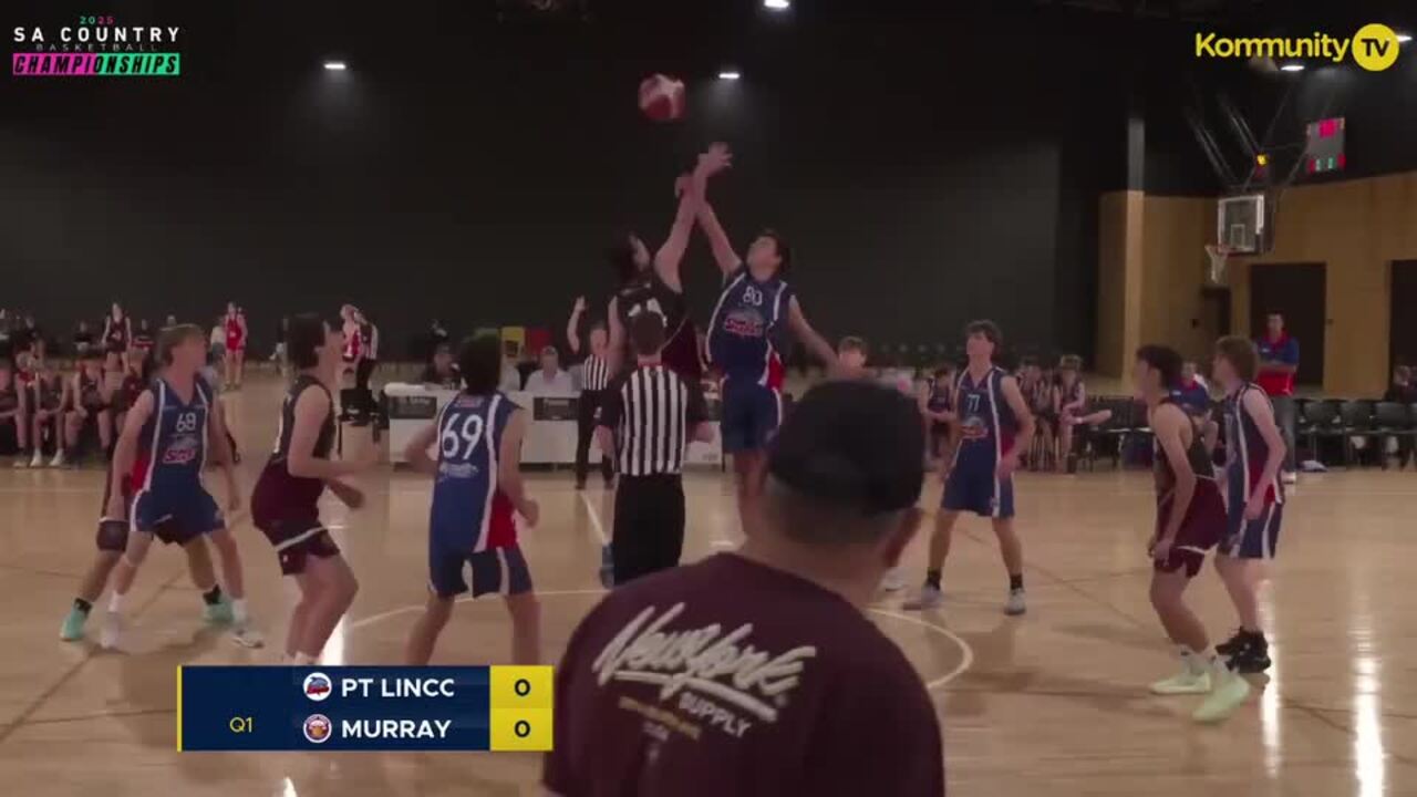 Replay: PT Lincoln v Murray Bridge- U18 Boys Div 2 QF - SA Junior Country Basketball    Championships Day 2