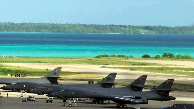 The Diego Garcia military base in Diego Garcia. Picture: AFP.