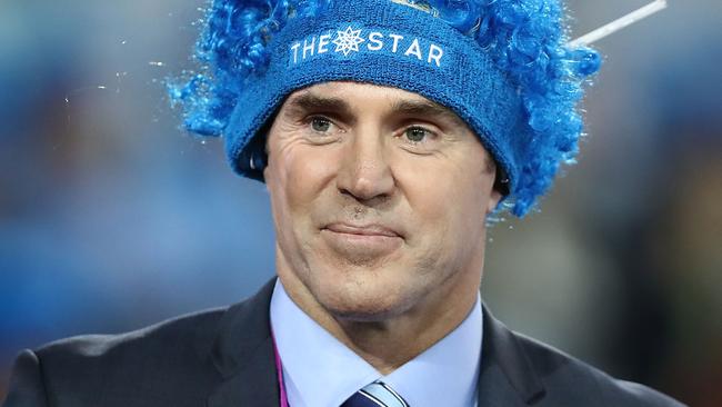 Brad Fittler in a NSW wig.