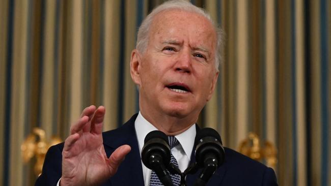 US President Joe Biden. Picture: AFP