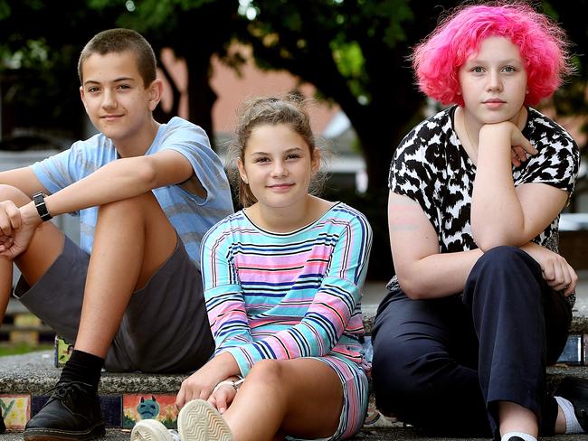 Ramone Garelja, 13, Matilda Hopper, 11, and Darcy Stapleton, 13, talk about their fears and hopes for their generation.