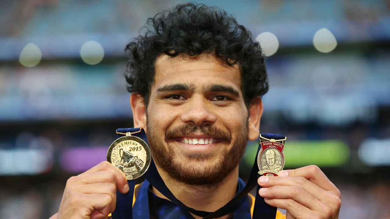 MELBOURNE, VICTORIA - OCTOBER 03: Cyril Rioli of the Hawks. (Photo by Michael Dodge/AFL Media/Getty Images)