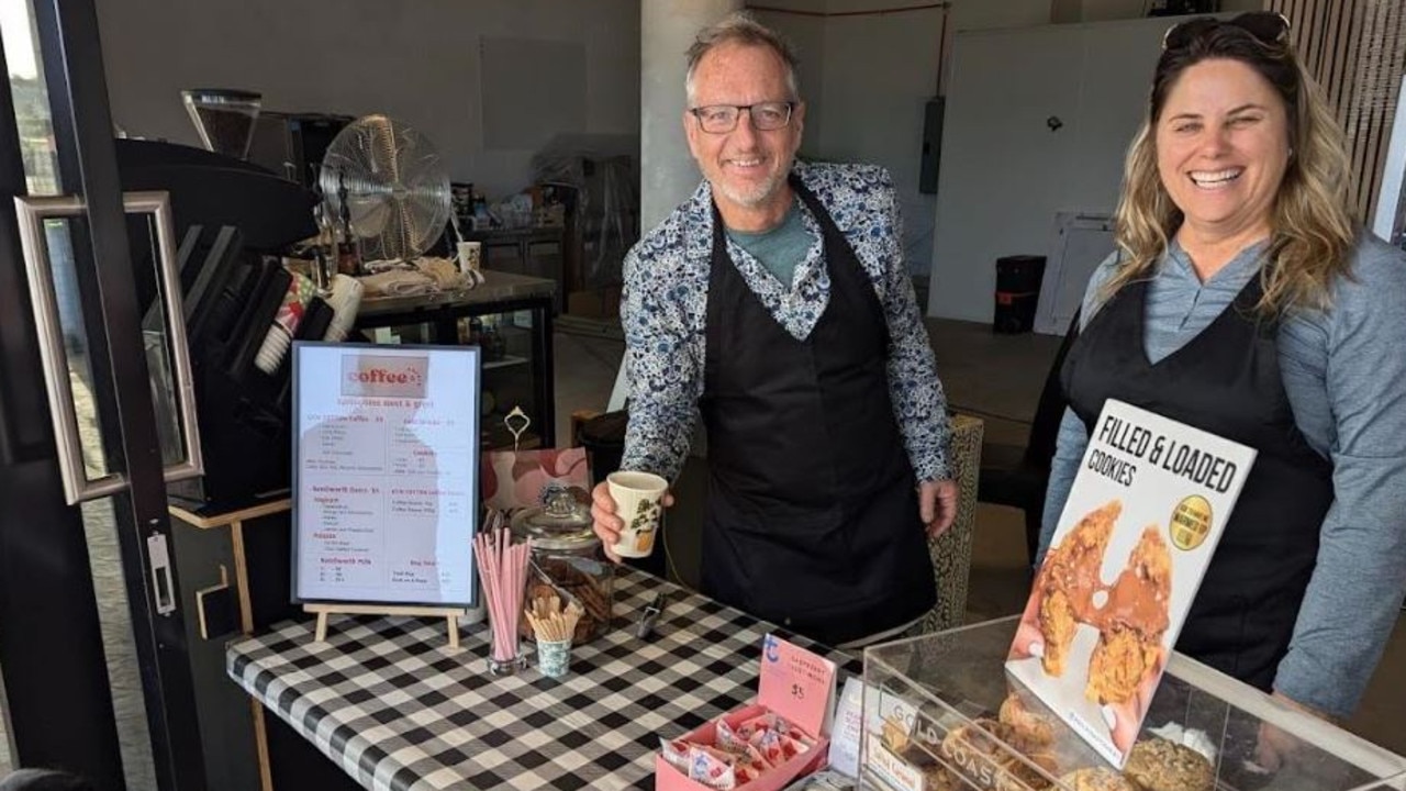 Kevin and Noreen Porr have opened a pop up for Coffee &amp; Crunch. Picture – contributed.