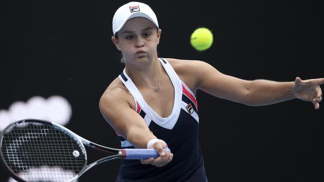 Ash Barty has a tough run through the Australian Open. Picture: AP Photo