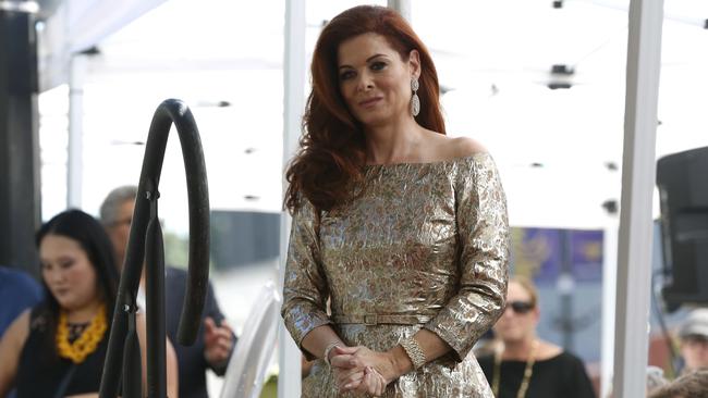 Debra Messing, at her star ceremony at the Hollywood Walk of Fame earlier this month, has taken a stand against sexual harassment and assault.