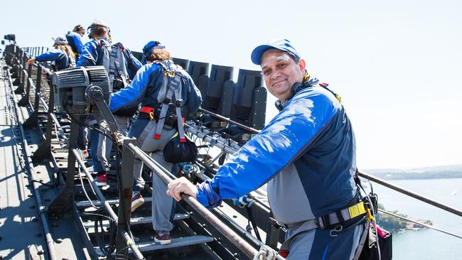 Sydney Festival director Wesley Enoch has weathered the COVID storm to stage this year’s events, which include an Indigenous-themed bridge climb. Picture: Yaya Stempler