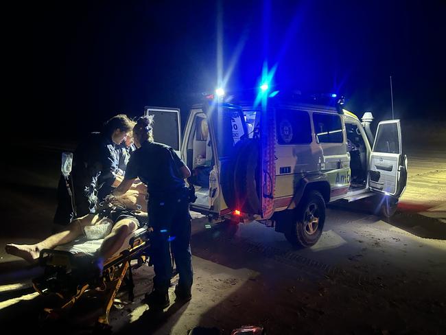 December 24 rescue at Sandy Point near Yeppoon.