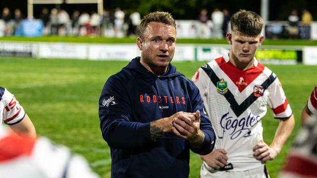 Sydney Roosters Academy coach Jake Friend. Picture: Roosters Digital