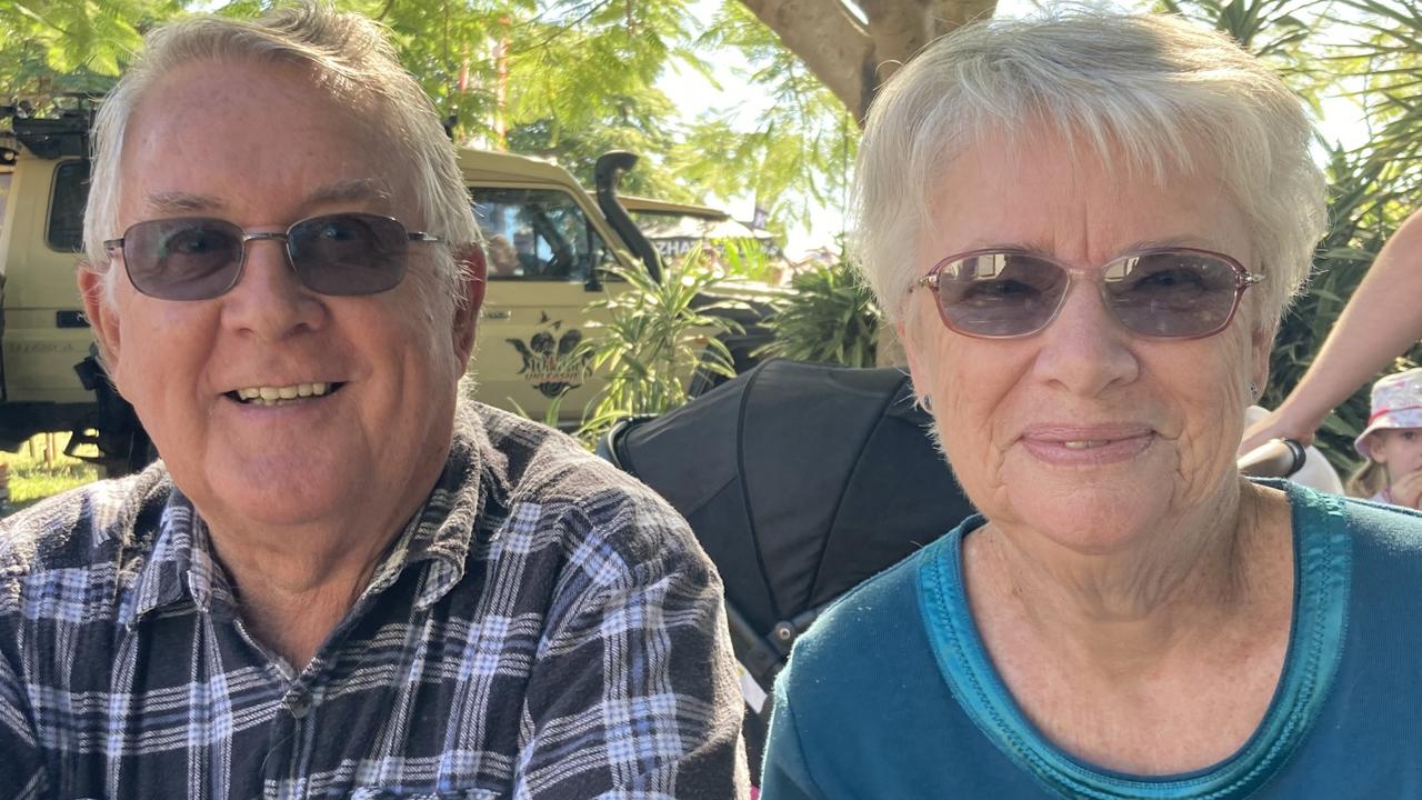 David and Rosemary Beyer enjoy People's Day at the 2023 Gympie Show.