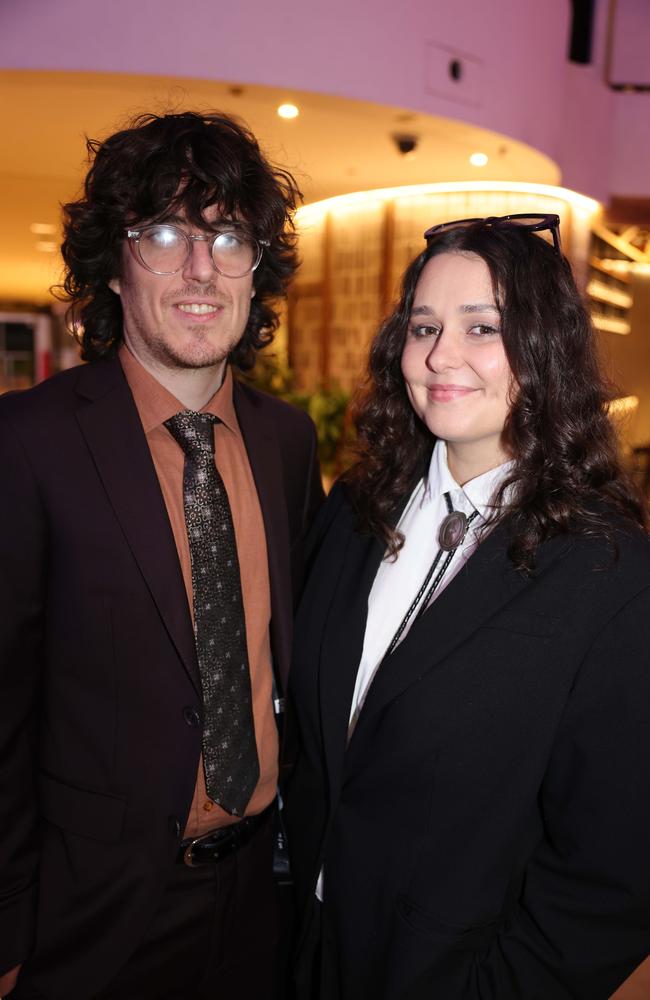 Dane McCusker and Jessica Murphy at the Screen Forever SPA Awards at The Star Gold Coast for Gold Coast at Large. Picture, Portia Large.