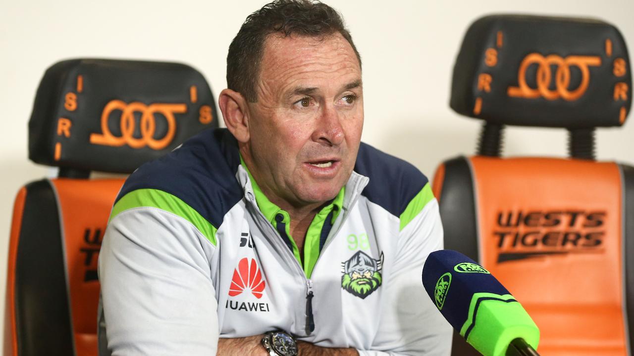 Raiders coach, Ricky Stuart