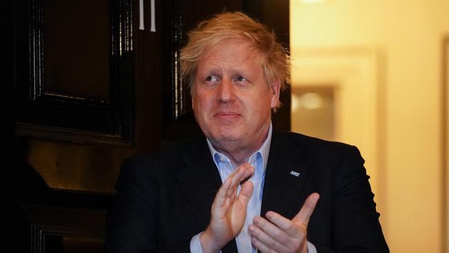 British PM Boris Johnson has been moved from intensive care to a general ward as he recovers from COVID-19. Picture: AFP