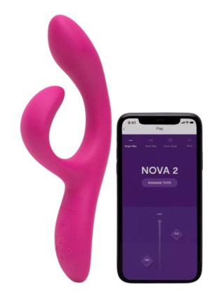 We-Vibe Nova 2 App Controlled Rechargeable Rabbit Vibrator. Picture: Lovehoney