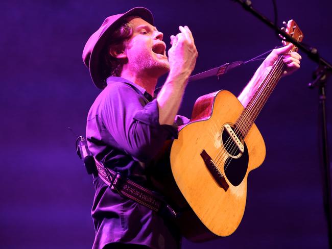 The Lumineers frontman Wesley Schultz performs at Bluesfest in 2013. Picture: Supplied