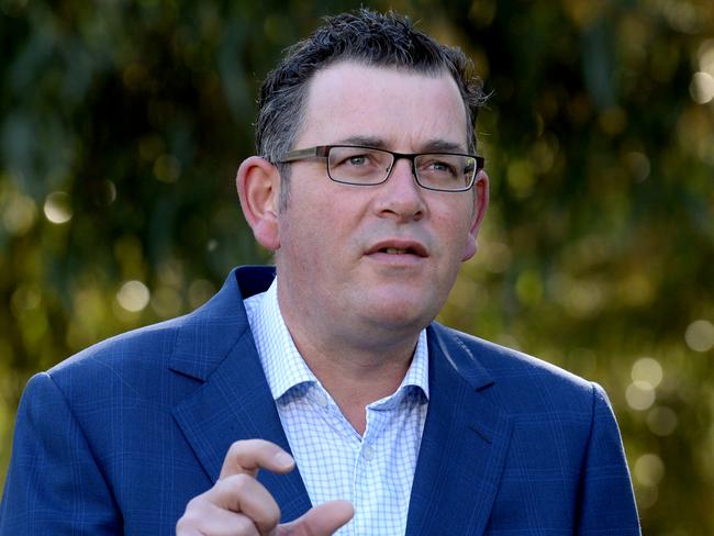 MELBOURNE, AUSTRALIA - NewsWire Photos FEBRUARY 09, 2021: Victorian Premier Daniel Andrews addresses the media at a press conference at Greensborough in Melbourne's outer north-east. Picture: NCA NewsWire / Andrew Henshaw