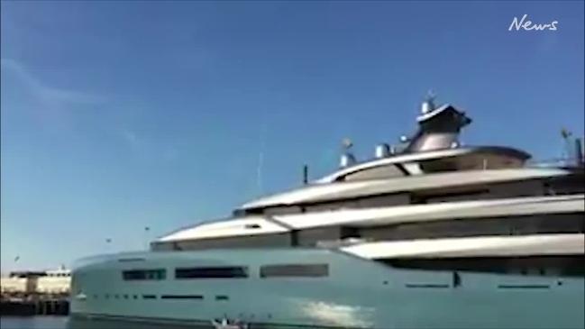 Yacht worth $100m in Adelaide sparks celebrity rumours