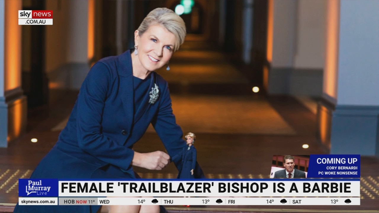 'That's progress' in 2021: Julie Bishop honoured with own Barbie doll