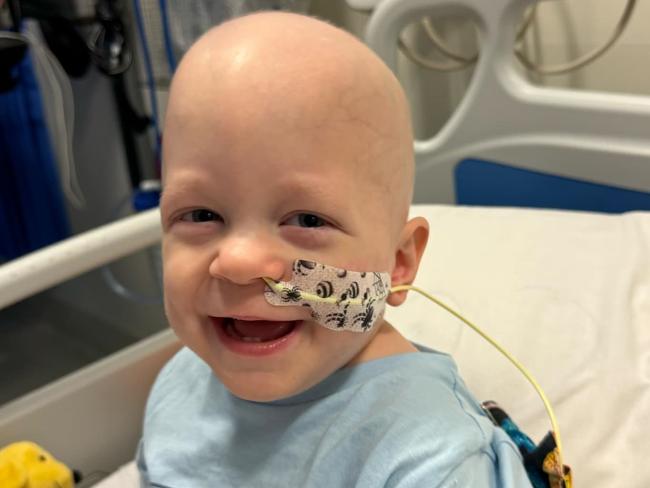 North Queensland toddler Lathan has been diagnosed with stage four neuroblastoma.