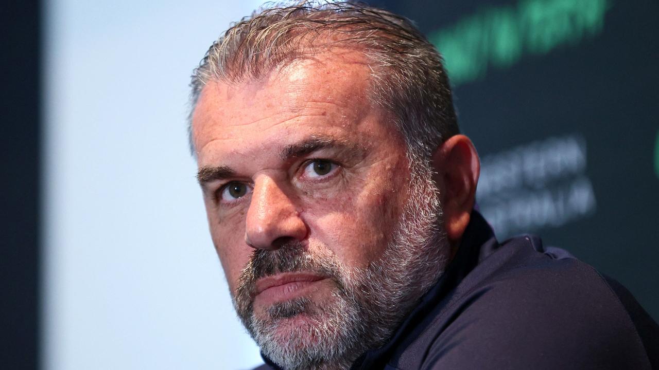 Ange Postecoglou is growing frustrated with the Kane talk. (Photo by TREVOR COLLENS / AFP)