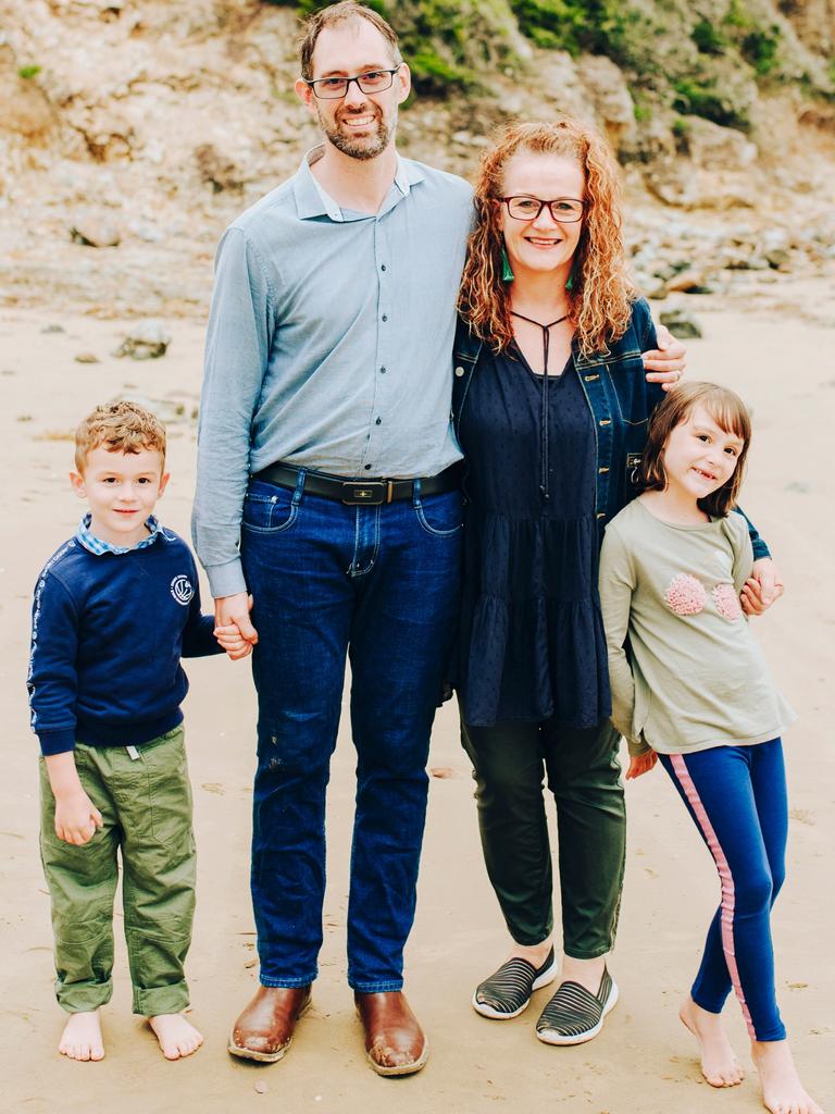 Nathan Polley and his wife and their two children, Aaliyah and Judah.