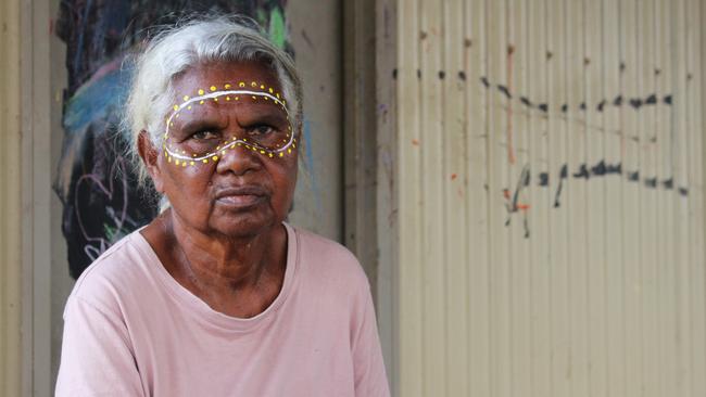 Regina Pilawuk Wilson’s children are Peppimenarti’s TOs via her late husband Harold Wilson, who founded the town as a cattle station in the early 1970s. Picture: Jason Walls