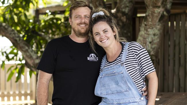 Ursula and Ben Watts. Picture: Mark Cranitch.