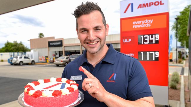 Ampol South Australian Business Manager Marc Dahdah at the Holden Hill station. Picture: NCA NewsWire / Brenton Edwards