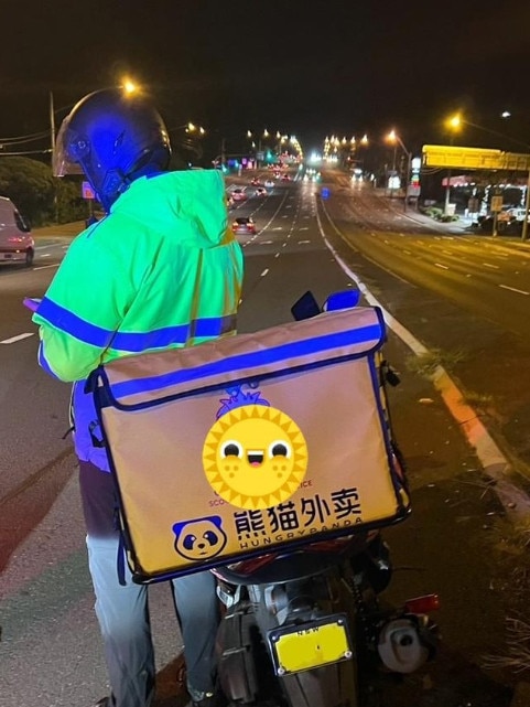 A delivery motor scooter rider has accumulated hundreds of demerit points in four months.