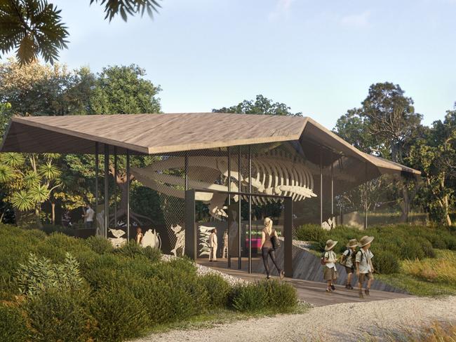 Artists impression of the whale interpretive centre, Yalingbila Bibula, proposed for Point Lookout, North Stradbroke Island.