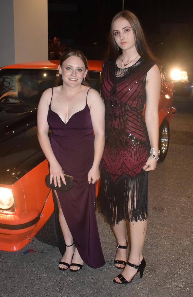 Ella-Ruby and Ella enjoyed their night at the 2022 Noosa District State High School Formal. Picture: Eddie Franklin