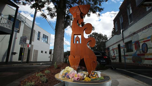 Rozelle Explosion memorial sculpture and garden placed on Darling Street Rozelle.