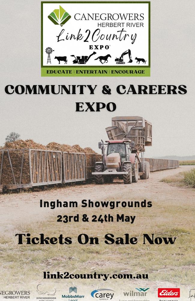 The inaugural Link2Country Expo at the Ingham Showgrounds on May 23-24 features a comprehensive agriculture life skills program and entertainment for school-aged children from throughout North Queensland. Picture: Supplied