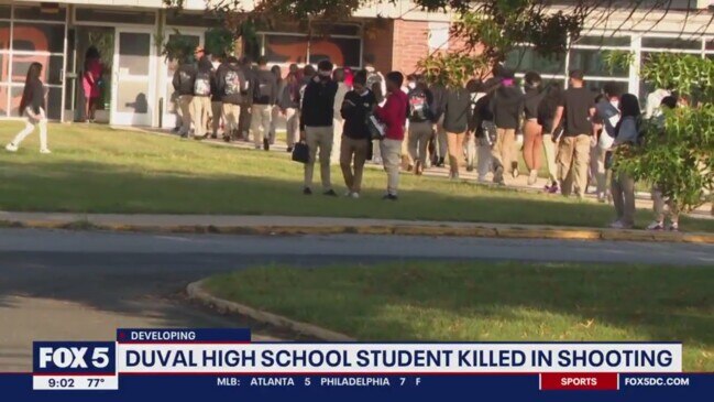 Emotions run high at DuVal High School day after student killed | The ...