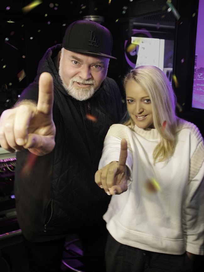 Kyle Sandilands and Jackie O.