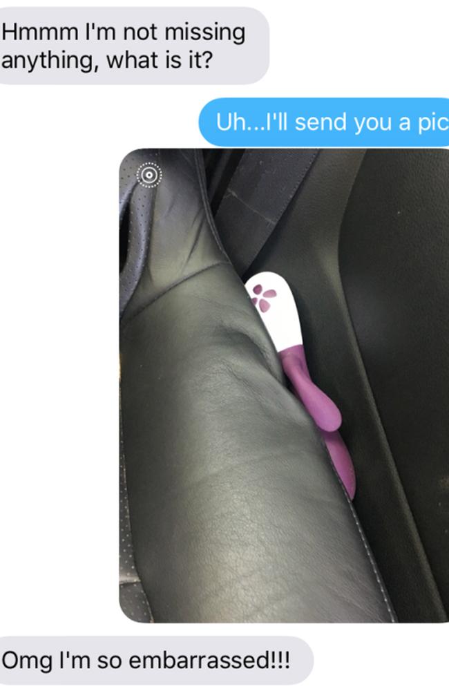 Woman leaves sex toy in back of Lyft share car OMG I m so