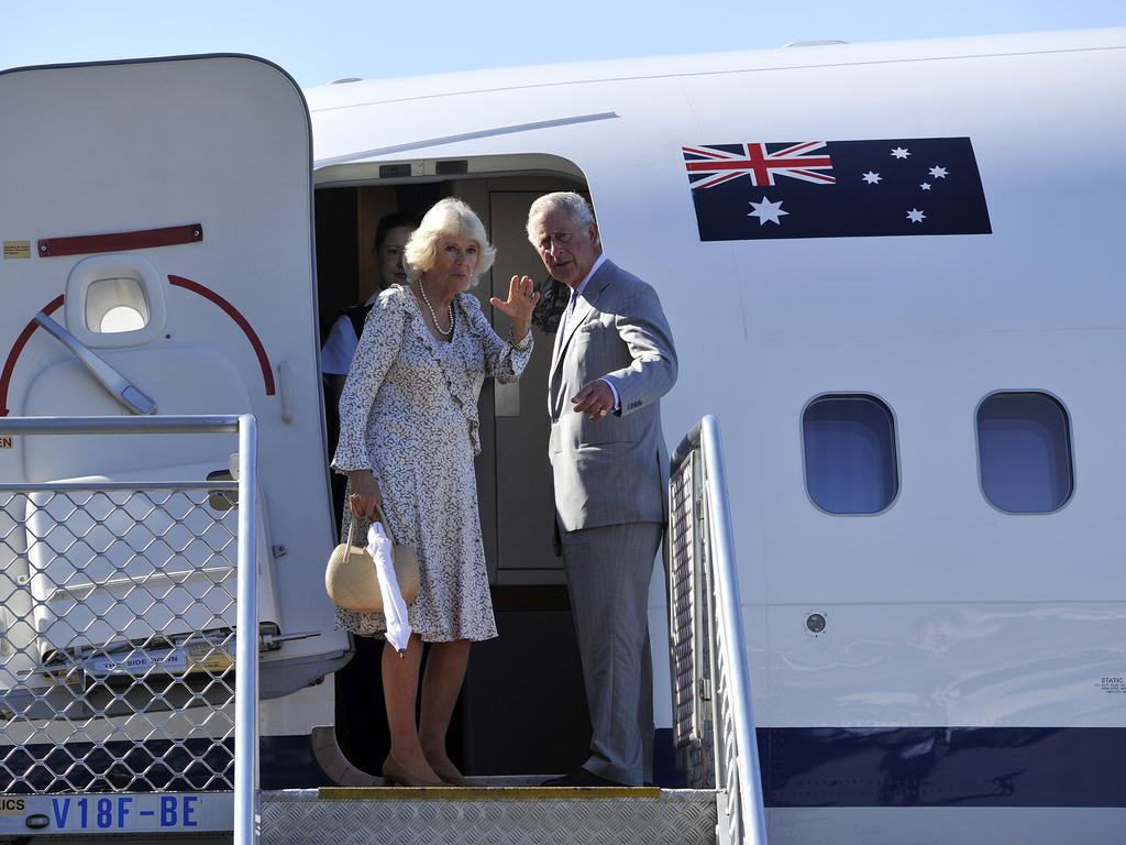 The Prince of Wales Prince Charles and the Duchess of Cornwall Camilla have flown before to Australia