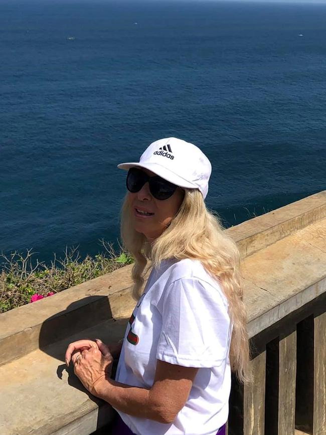 Leanne Davis in Bali. Picture: SUPPLIED