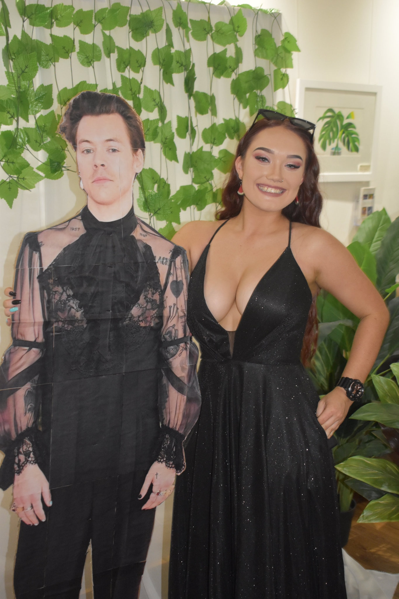 <p>Jada Currie with her date, Harry Styles, arrive at the St James Lutheran College formal.</p>