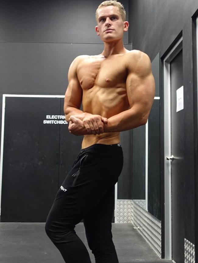 Geelong's most ripped bodies - Luke Bastiaan. Picture: Instagram