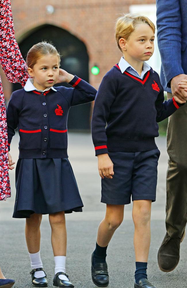 Princess Charlotte and Prince George are part of the next generation of the royals. Picture: Aaron Chown/Getty