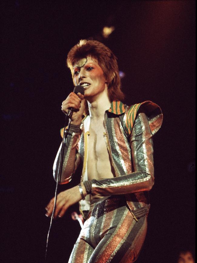 The Starman on stage in 1973.