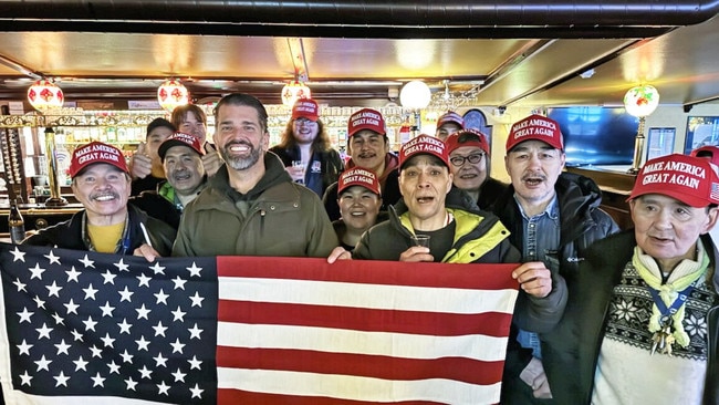 Donald Trump Jr, the president’s son, visited Greenland two weeks ago. Picture: The Times