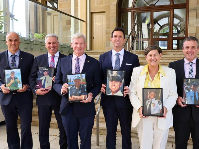 The cops in Queensland parliament.