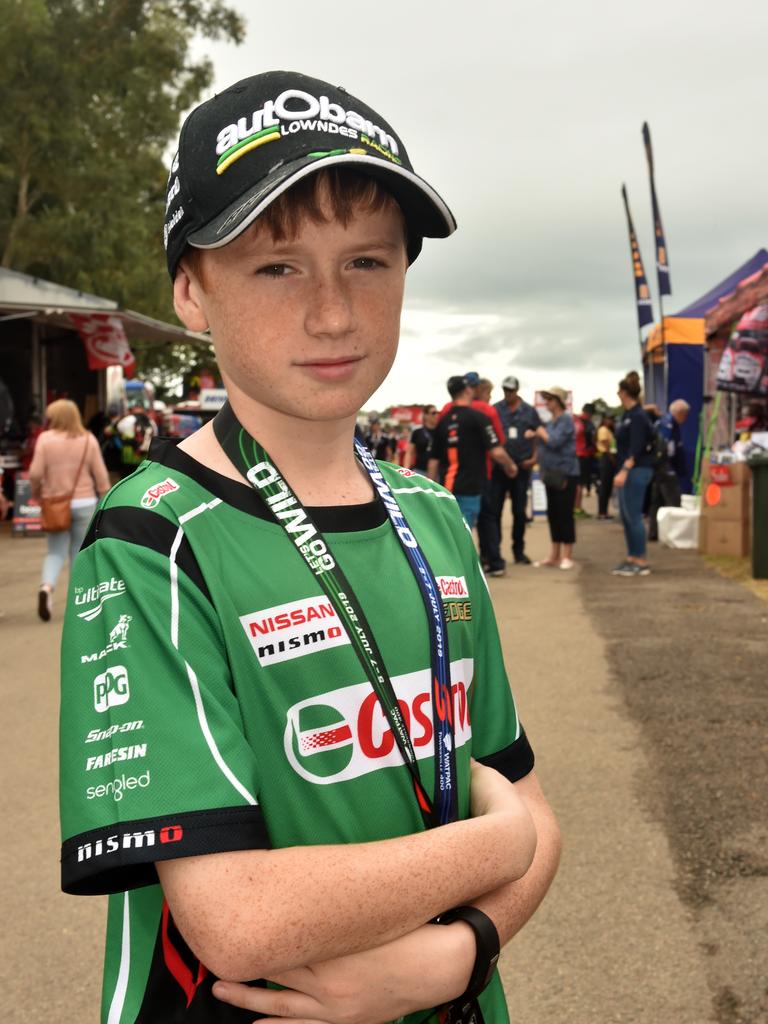 Watpac Townsville 400 Day One. Socials. Domenik Woodford, 11, from Ayr. Picture: Evan Morgan