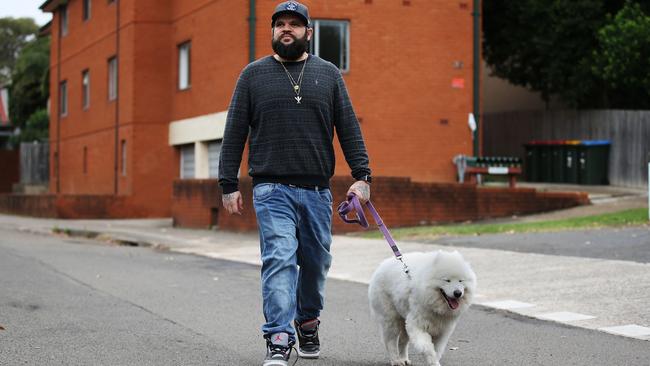 Author, hip-hop artist and actor Adam Briggs. Picture: Jane Dempster