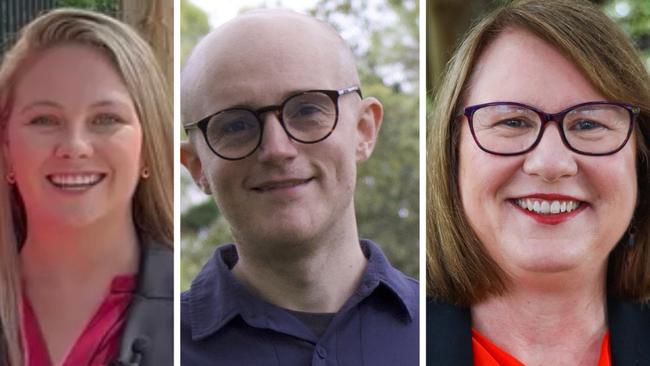 Parramatta state candidates include Katie Mullens (Liberal) Ben Hammond (Greens) and Donna Davis (Labor).