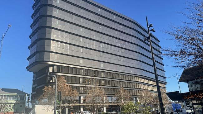 The $100m EastCo tower on Maroondah Highway is completed, with VicRoads' kiosk open and Department of Transport workers to move in shortly. Picture: Kiel Egging.