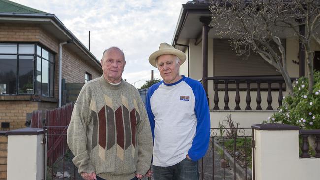 Tom Forsell and Laurie Cunningham opposed development in nearby Union St in 2017. Picture: Sarah Matray